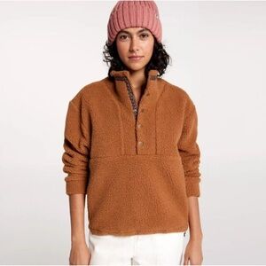 Alpine Design Brown Sherpa Pullover